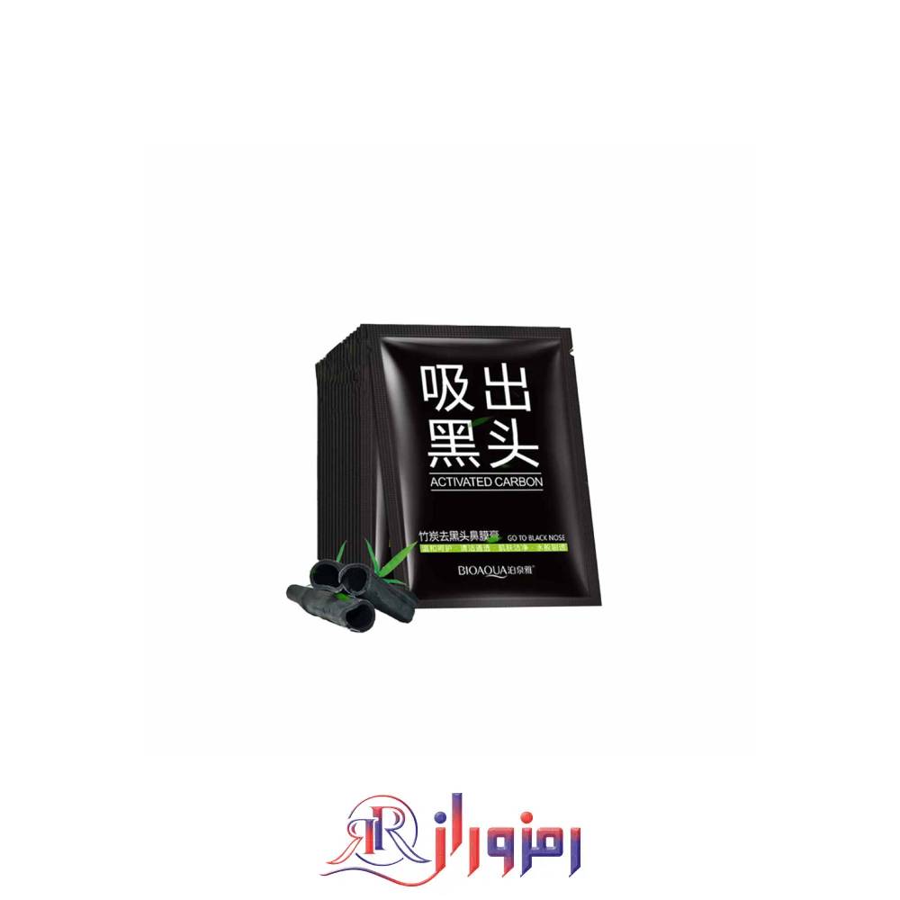 ماسک بینی زغال بامبو بیوآکوا bioaqua پک 10 عددی،خرید و قیمت ماسک بینی زغال بامبو بیوآکوا bioaqua پک 10 عددی